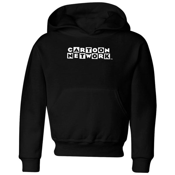 Cartoon Network Logo Kinder Hoodie - Schwarz