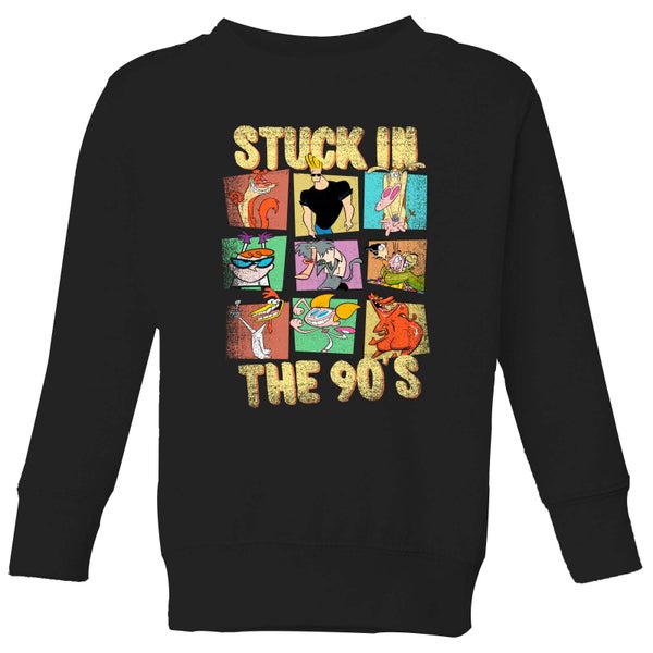 Cartoon Network Stuck In The 90s Kids' Sweatshirt - Black