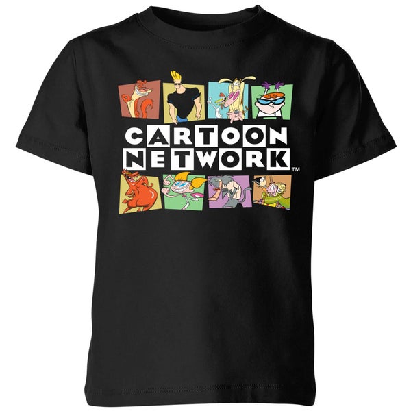 Cartoon Network Logo Characters Kids' T-Shirt - Black