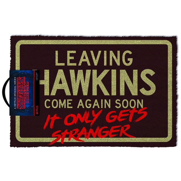 Stranger Things (Leaving Hawkins) Doormat - Zavvi Exclusive