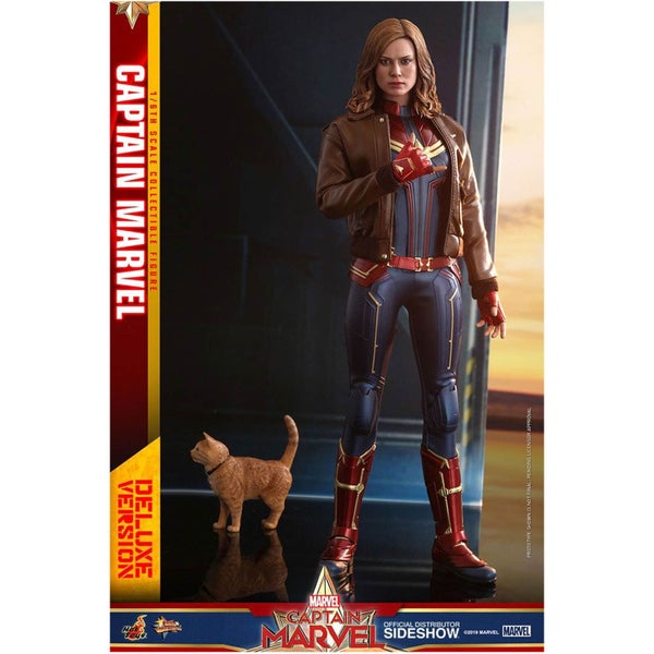 Figurine articulée MM Captain Marvel, inspirée du film Captain Marvel, version deluxe, échelle 1:6 (29 cm) – Hot Toys