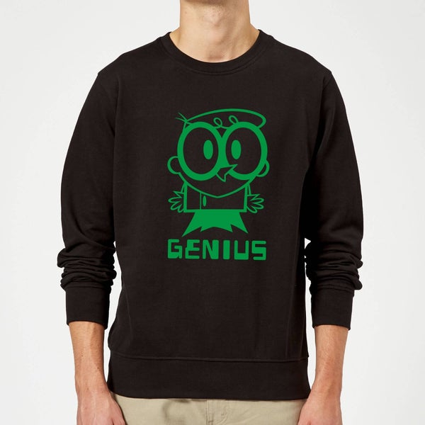 Dexters Lab Green Genius Sweatshirt - Black