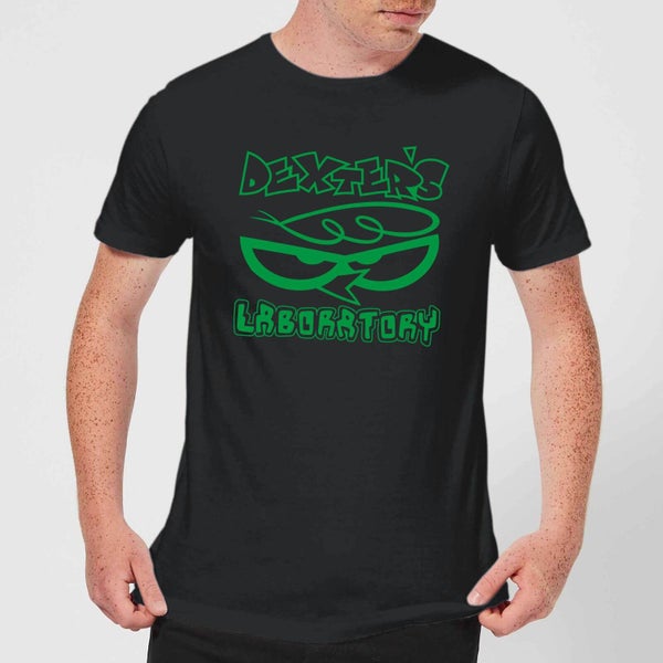 Dexters Lab Logo Men's T-Shirt - Black