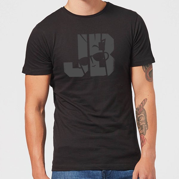 Johnny Bravo JB Sillhouette Men's T-Shirt - Black