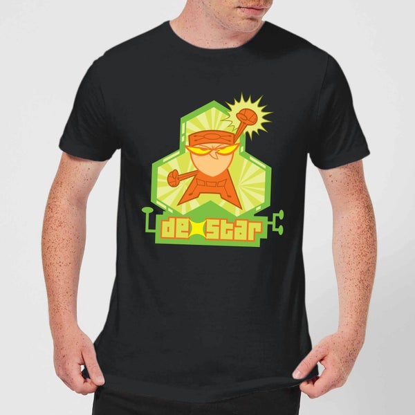 Dexters Lab DexStar Hero Men's T-Shirt - Black