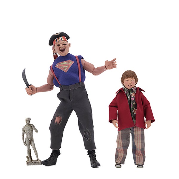 Pack de 2 Figurines articulées vêtues : Sinok et Choco (20 cm), Les Goonies – NECA