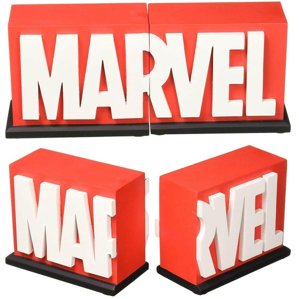 Gentle Giant Marvel Logo Bookends - 11cm