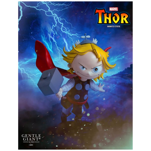 Gentle Giant Marvel Comics Thor geanimeerd beeldje - 12cm
