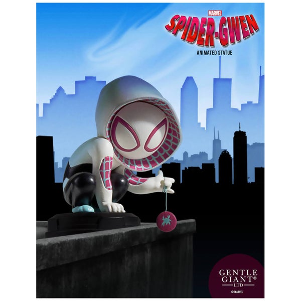 Statuette effet animé Spider-Gwen de Spider-Man Marvel (9 cm) – Gentle Giant