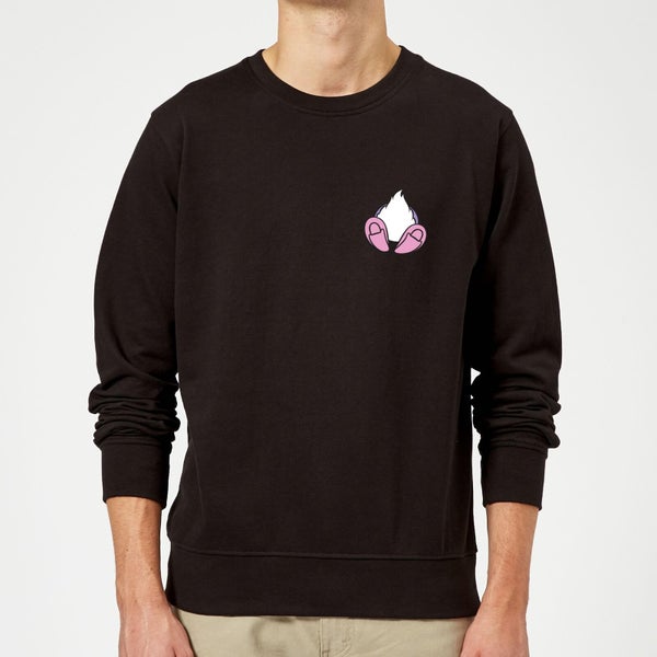 Disney Daisy Duck Backside Sweatshirt - Black