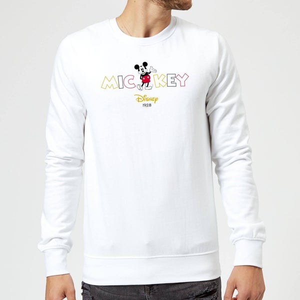 Disney Mickey Mouse Disney Wording trui - Wit