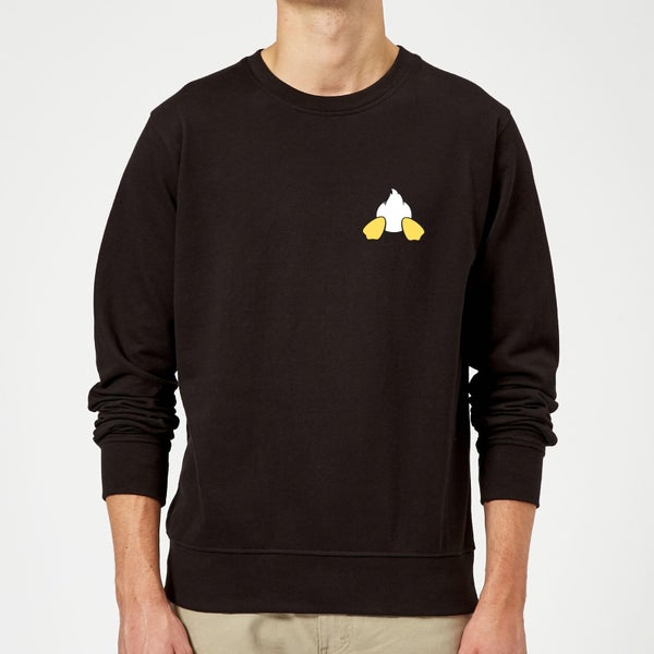 Disney Donald Duck Backside Sweatshirt - Black