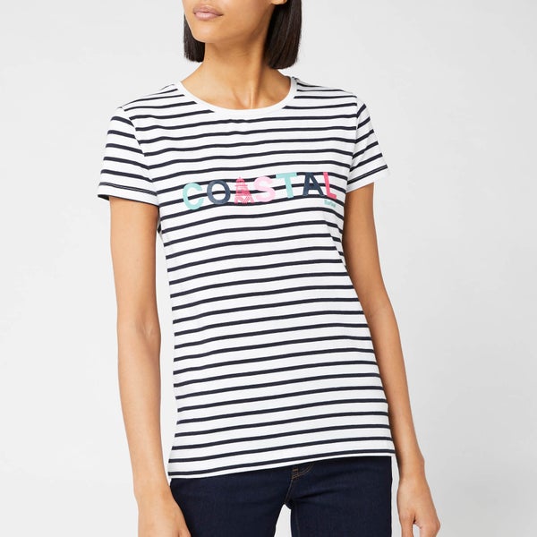 Barbour Women's Skysail T-Shirt - White/Navy