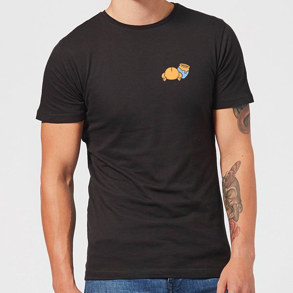 Disney Winnie The Pooh Backside Men's T-Shirt - Black
