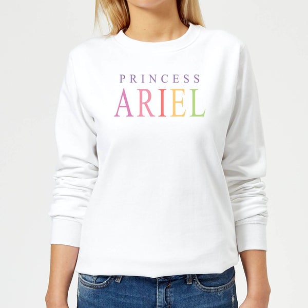 Disney The Little Mermaid Princess Ariel Women's Sweatshirt - White