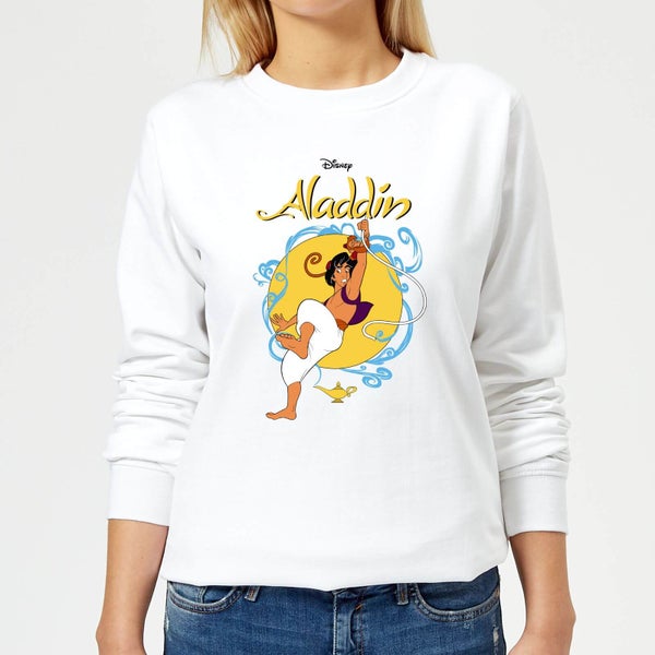 Disney Aladdin Rope Swing Women's Sweatshirt - White