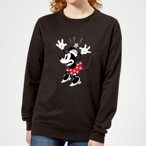Disney Minnie Mouse Surprise Women's Sweatshirt - Black