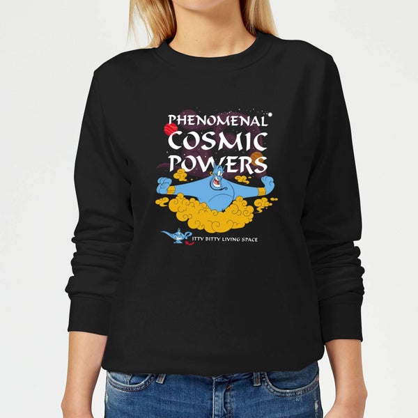 Disney Aladdin Phenomenal Cosmic Power Women's Sweatshirt - Black