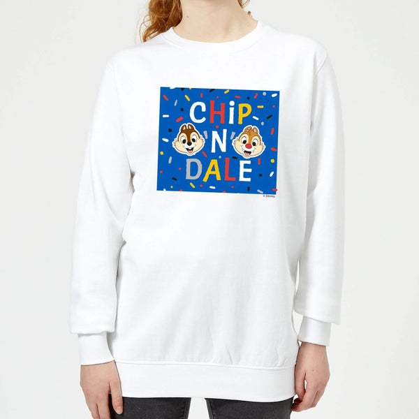 Disney Chip N' Dale Damen Sweatshirt - Weiß