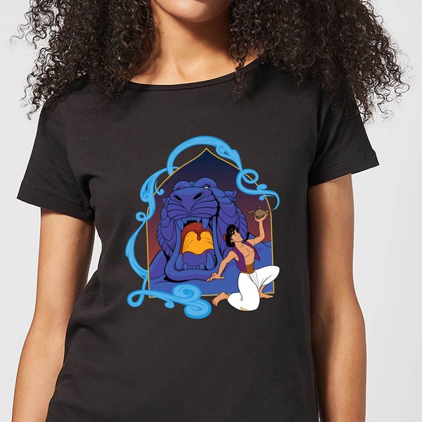 Disney Aladdin Cave Of Wonders Women's T-Shirt - Black
