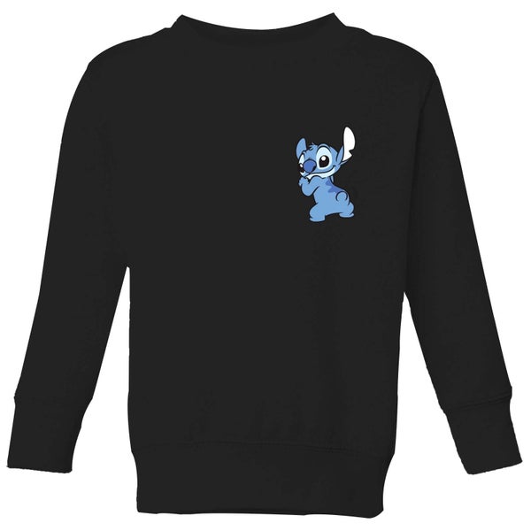 Disney Stitch Backside Kids' Sweatshirt - Black