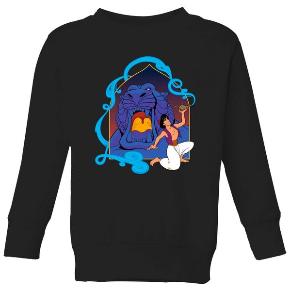Disney Aladdin Cave Of Wonders Kids' Sweatshirt - Black - 7-8 Years - Black