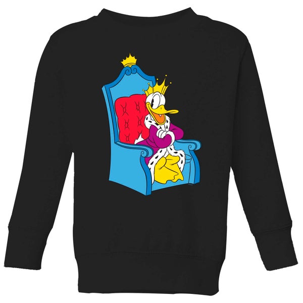 Disney Donald Duck Koning kindertrui - Zwart