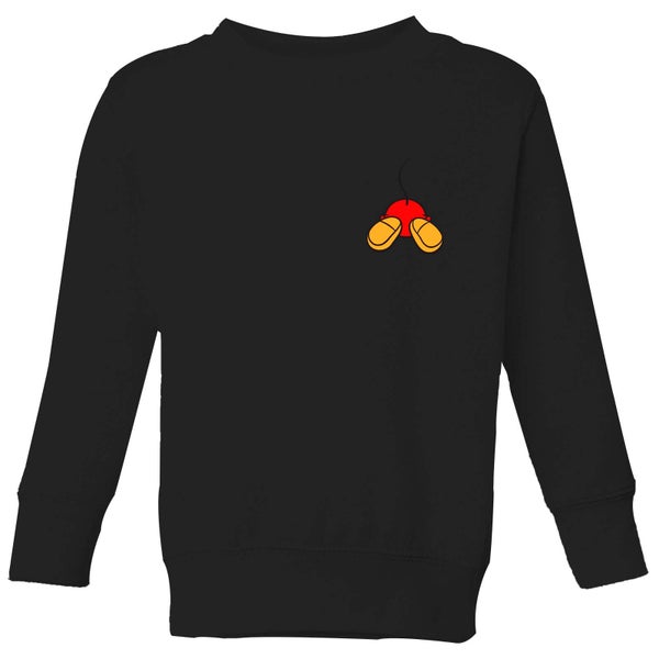 Disney Mickey Mouse Backside Kids' Sweatshirt - Black