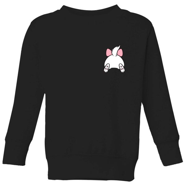 Disney Marie Backside Kids' Sweatshirt - Black