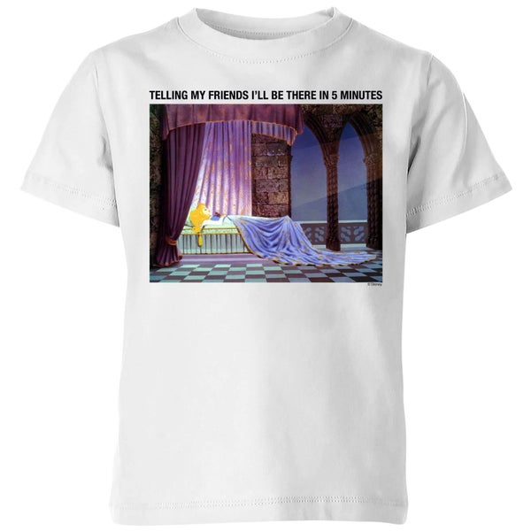 Disney Sleeping Beauty I'll Be There In Five Kids' T-Shirt - White