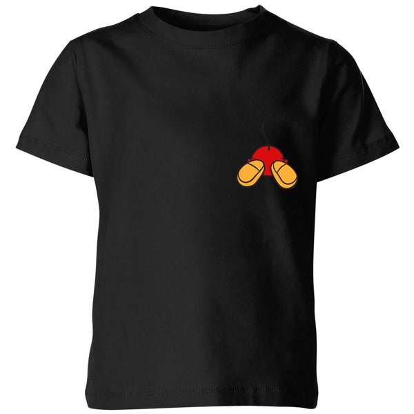 Disney Mickey Mouse Backside Kinder T-Shirt - Schwarz