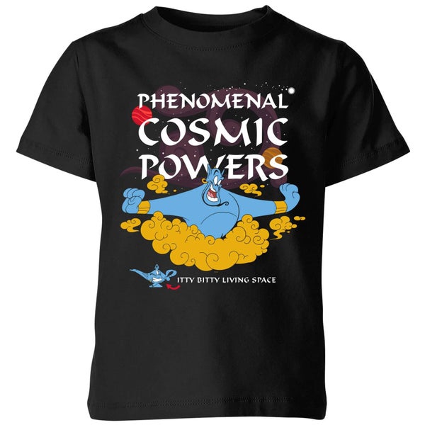 Disney Aladdin Phenomenal Cosmic Power kinder t-shirt - Zwart