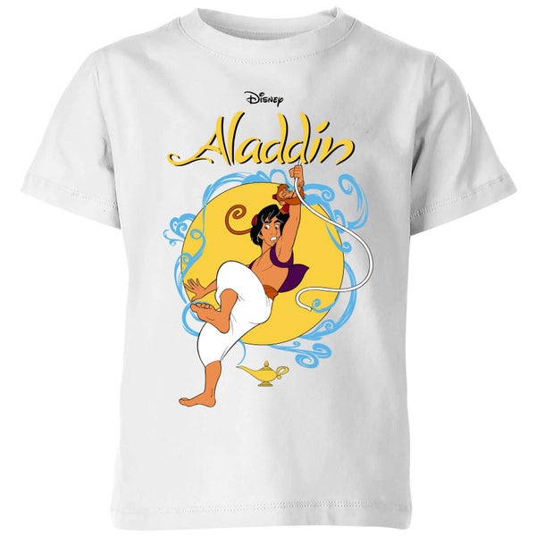 Disney Aladdin Rope Swing Kids' T-Shirt - White