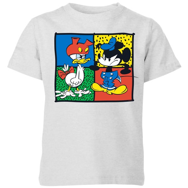 Disney Mickey And Donald Clothes Swap Kinder T-Shirt - Grau