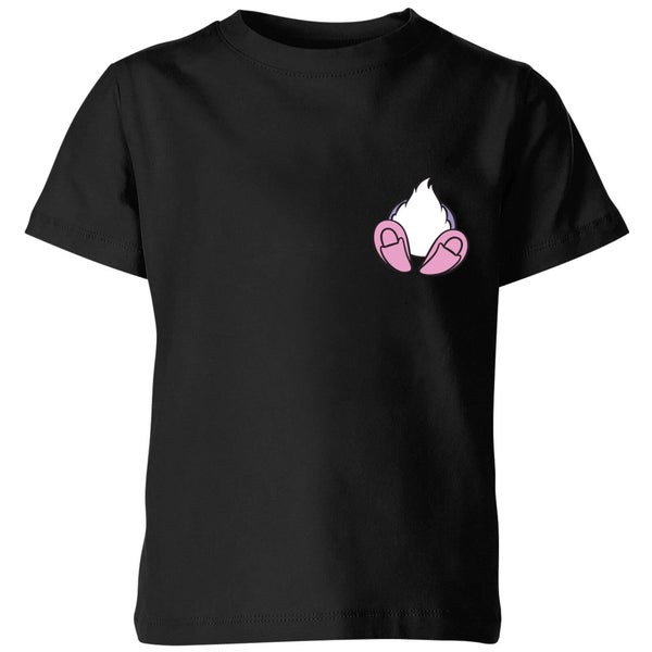 Disney Katrien Duck Backside kinder t-shirt - Zwart
