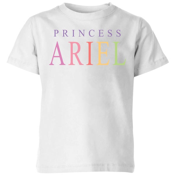 Disney The Little Mermaid Princess Ariel Kids' T-Shirt - White