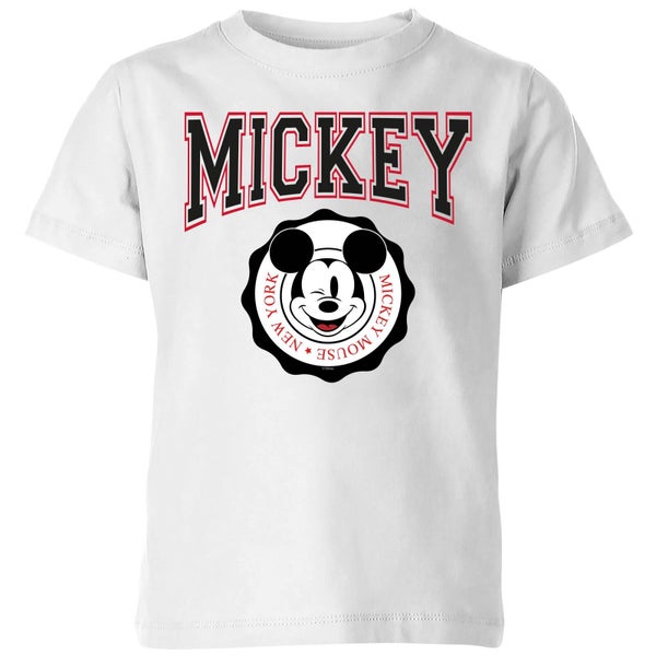 Disney Mickey Mouse New York kinder t-shirt - Wit