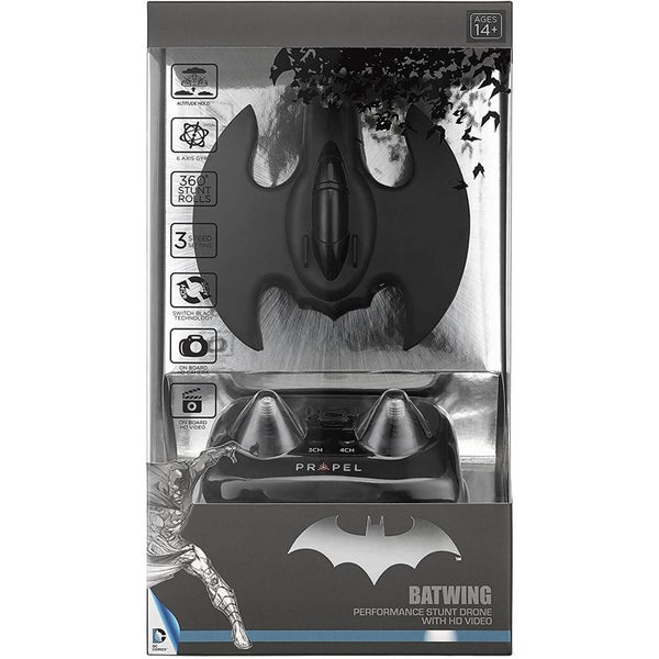 Propel DC Comics Batman Micro Drone Batwing Video HD - Noir