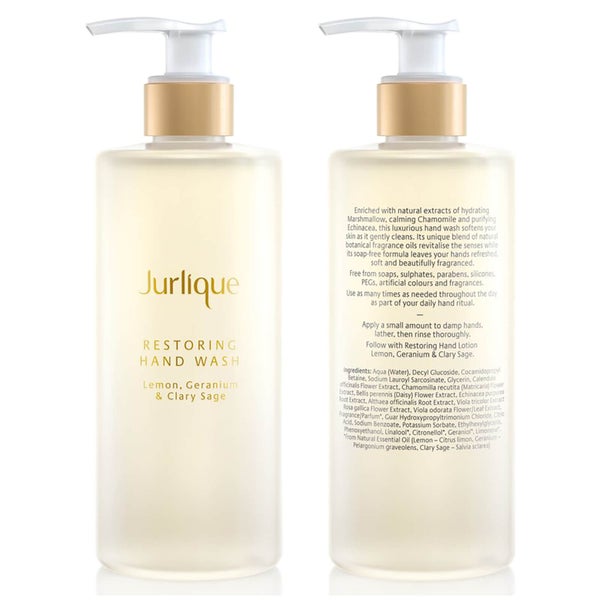 Jurlique Restoring Hand Wash 300ml (Lemon, Gernanium & Clary Sage)