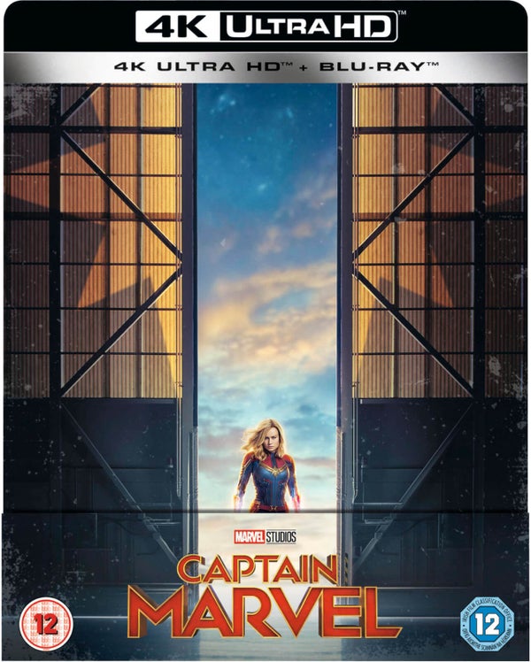 Captain Marvel 4K Ultra HD (Inkl. 2D Blu-ray) - Zavvi UK Exklusives Limited Edition SteelBook