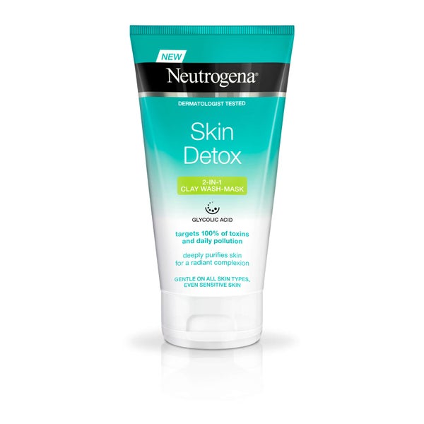 Neutrogena Skin Detox 2-in-1 Clay Wash Mask 150ml