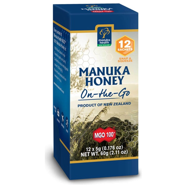 MGO 100+ Puro miele di Manuka - Snap Pack - 5 g - Pacchetto da 12