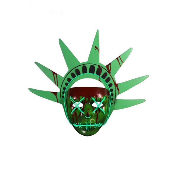 Trick Or Treat Purge: Election Year Lady Liberty Light-Up Mask