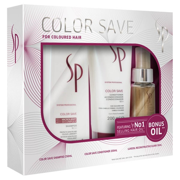 Wella SP Color Save Trio and 30ml Luxe Oil (Worth $96.85)