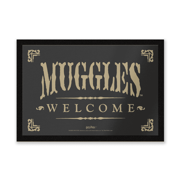 Harry Potter Muggles Welcome mat