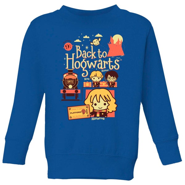 Harry Potter Kids Back To Hogwarts kindertrui - Blauw