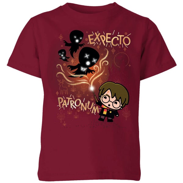 Harry Potter Kids Expecto Patronum Kids' T-Shirt - Burgundy