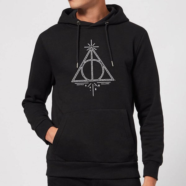 Harry Potter Deathly Hallows Hoodie - Black