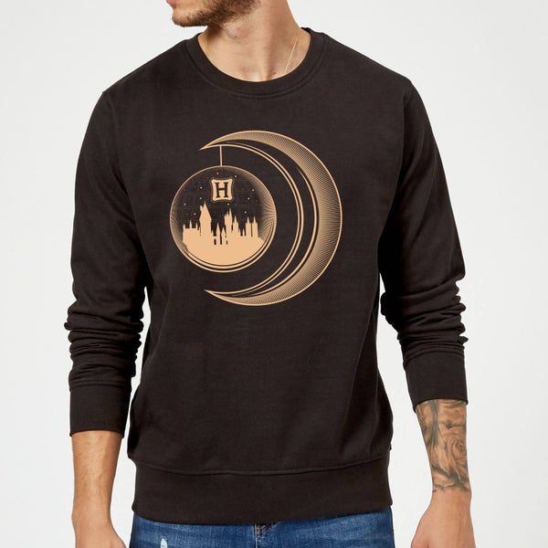 Harry Potter Globe Moon Sweatshirt - Black