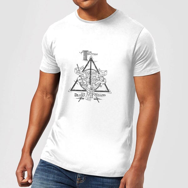 Harry Potter Three Dragons White Men's T-Shirt - White